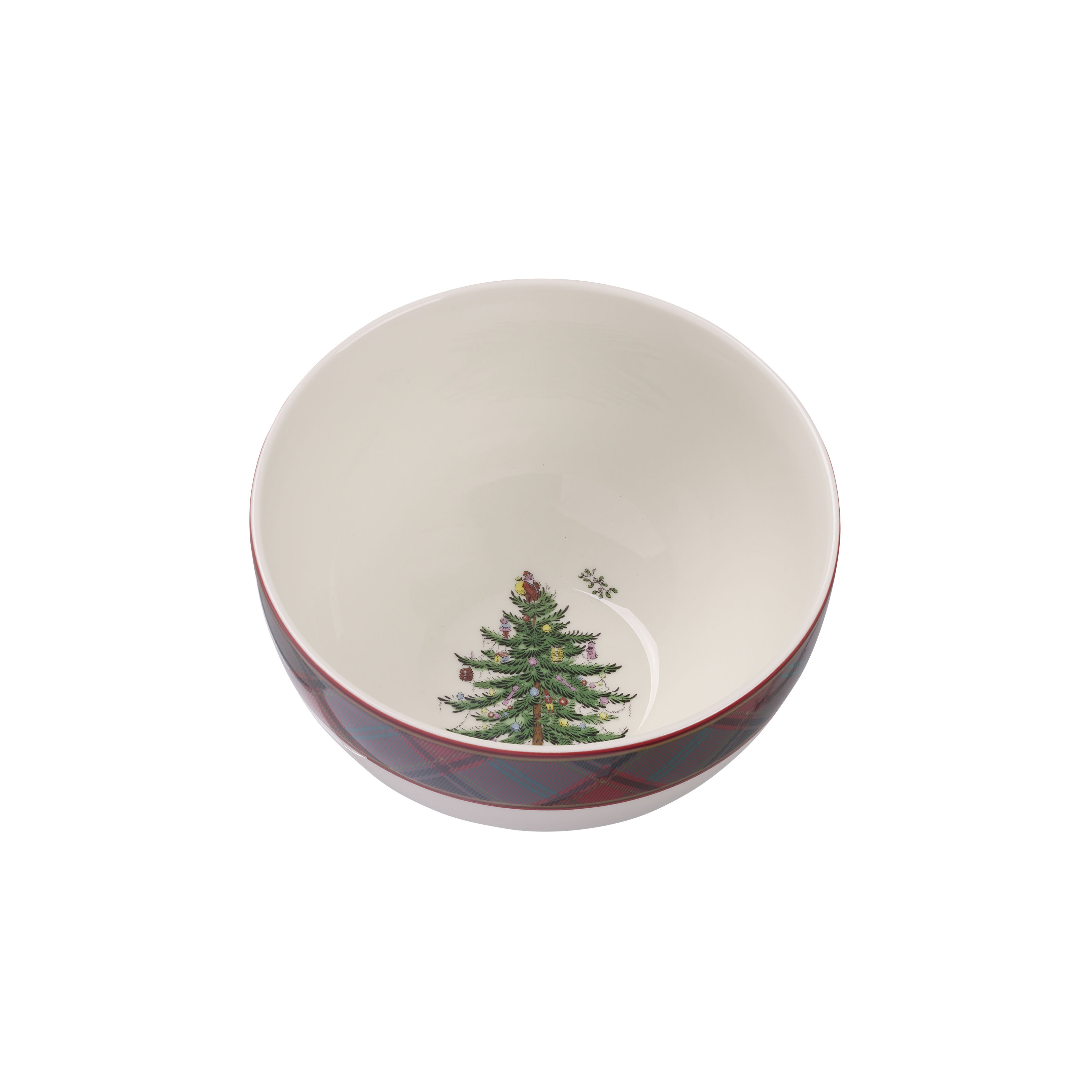 Christmas Tree Tartan  Rice Bowl image number null